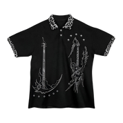 "Angel Demon" Leopard Print Polo Shirt - Dekayed