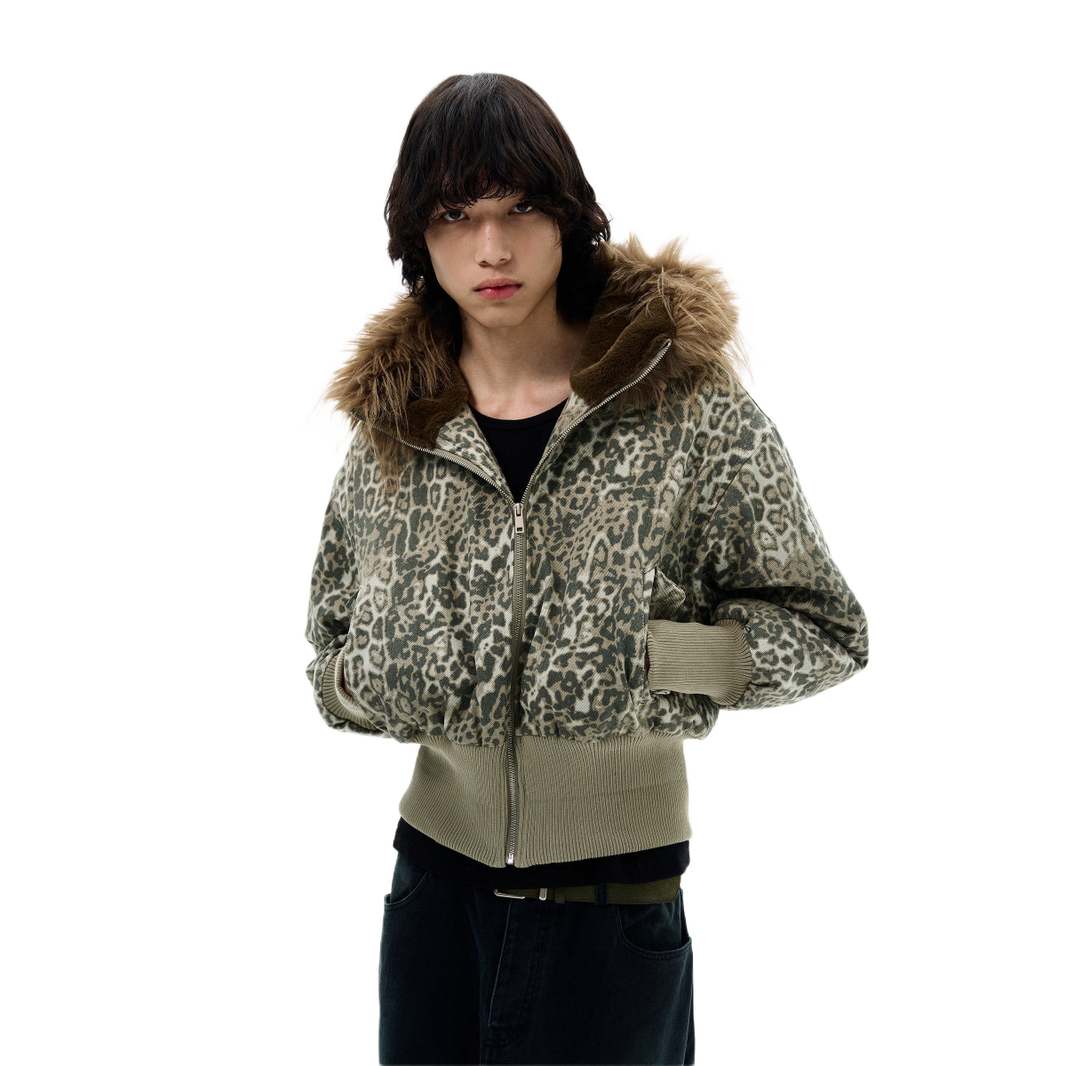 Toxic Green Leopard Print Jacket - Dekayed