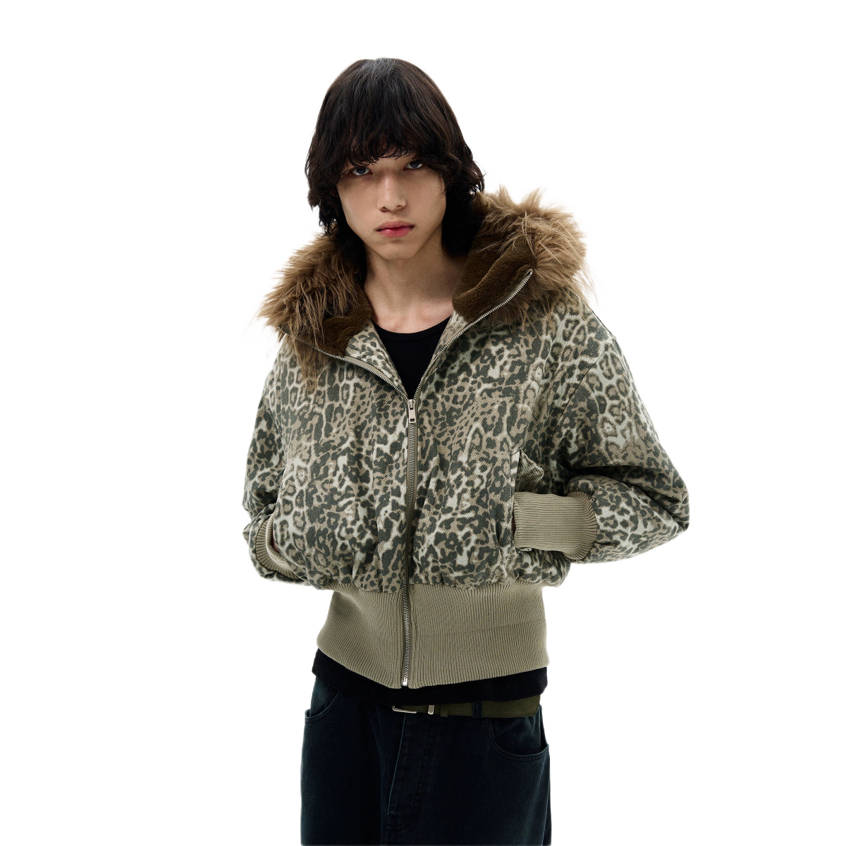 Toxic Green Leopard Print Jacket - Dekayed