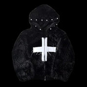 PAIIKI "Cyrus Empire" seal cross anti - mink furJacket - Dekayed