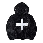 PAIIKI "Cyrus Empire" seal cross anti - mink furJacket - Dekayed