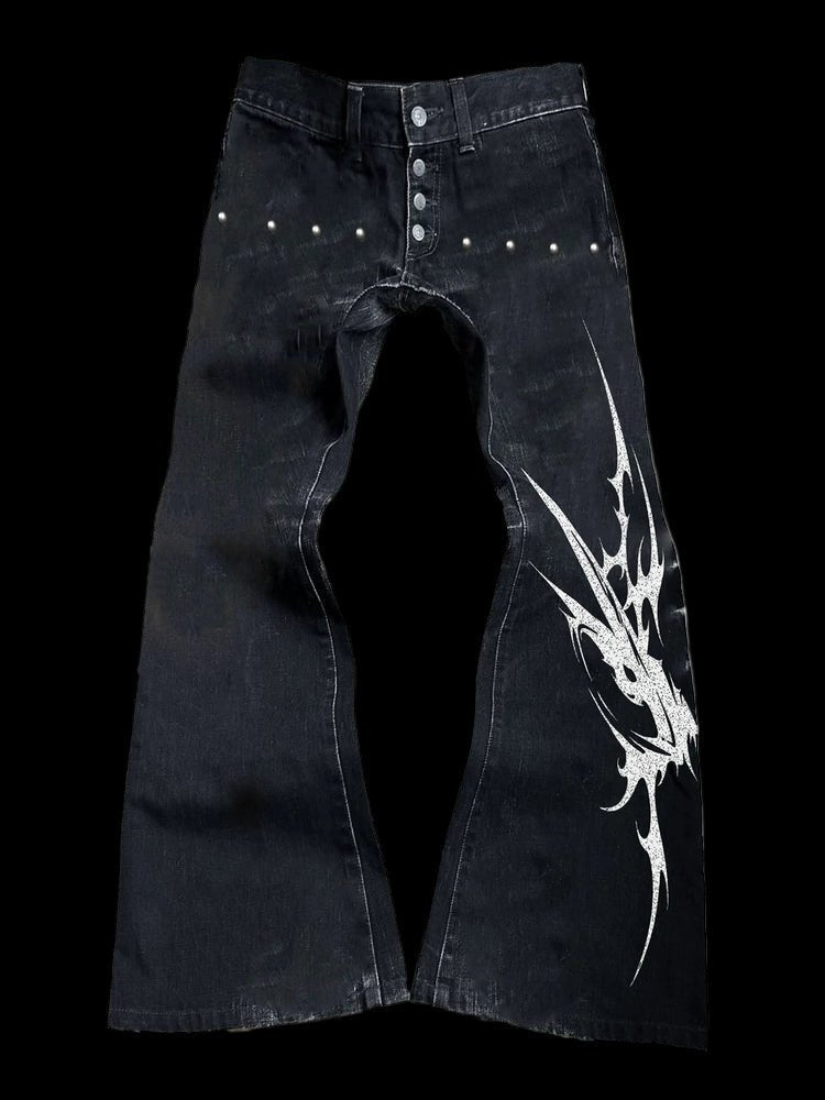 PAIKI "Goddess of Victory Horn" Denim - Dekayed