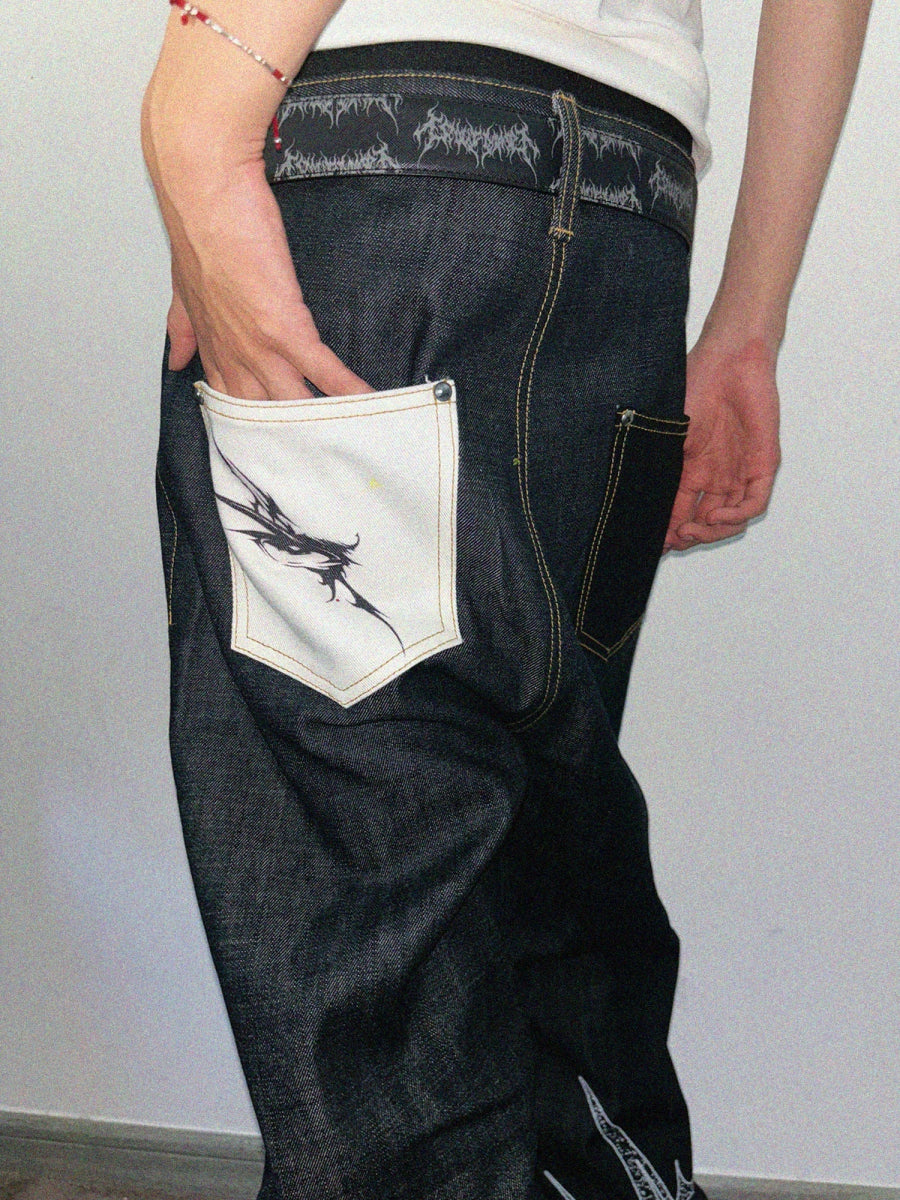 PAIKI "Goddess of Victory Horn" Denim - Dekayed