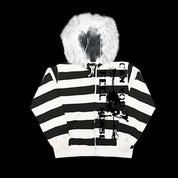 PAIKI "Peace Song" Skull Cross Fur Jacket - Dekayed
