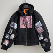 Pentagram Vision Hoodie - Hoodie with Pentagram Design - Dekayed