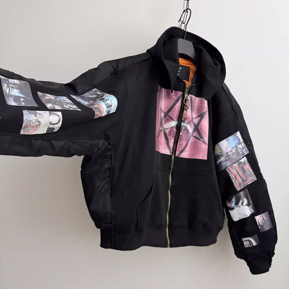 Pentagram Vision Hoodie - Hoodie with Pentagram Design - Dekayed