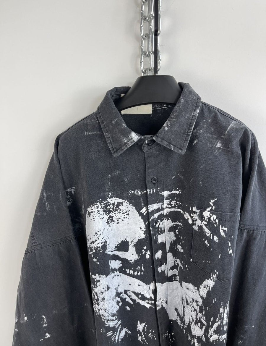 Phantom Brushstroke Overshirt - Dekayed