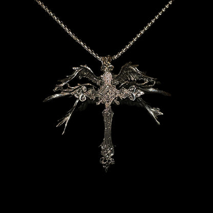 "Angelic Cross Necklace"