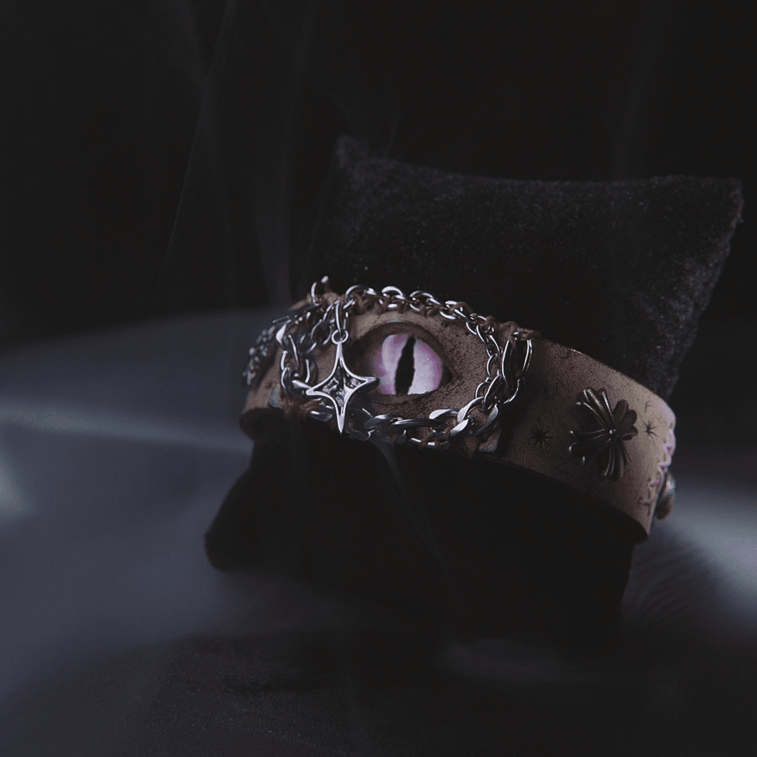 Pink Chrome Dragon Eye Bracelet - Dekayed