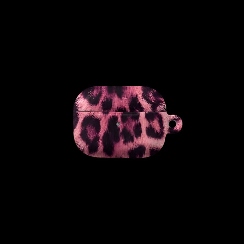 Pink Leopard Print Airpod Case - Dekayed