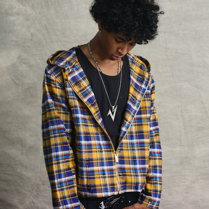 PlaidRebel Hoodie - Dekayed