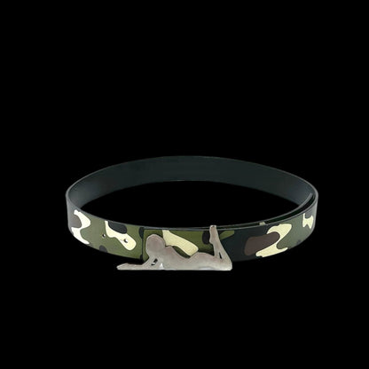 Playboi Camouflage Leather Belt - Dekayed