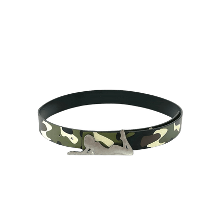 Playboi Camouflage Leather Belt - Dekayed