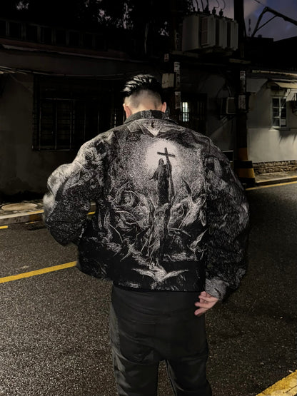 &quot;Holy Light&quot; Heavyweight Jacquard Jacket