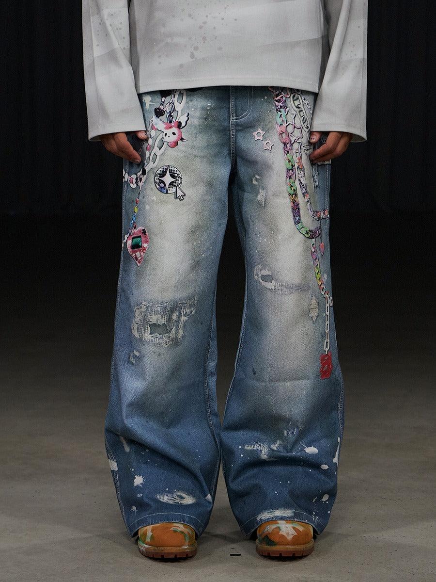 DND4DES "Digital Cartoon" Denim Jeans