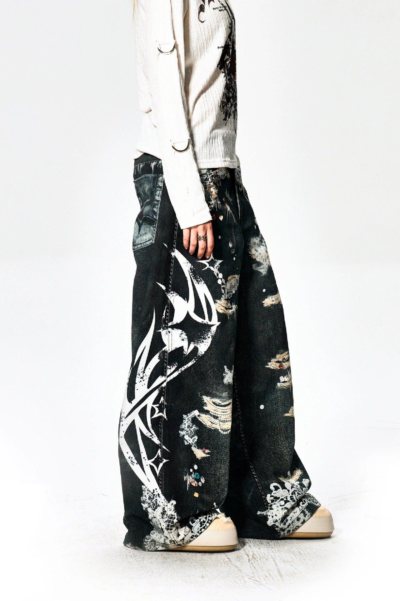 Faychui "Dekay Gem Ruinz" Denim Jeans