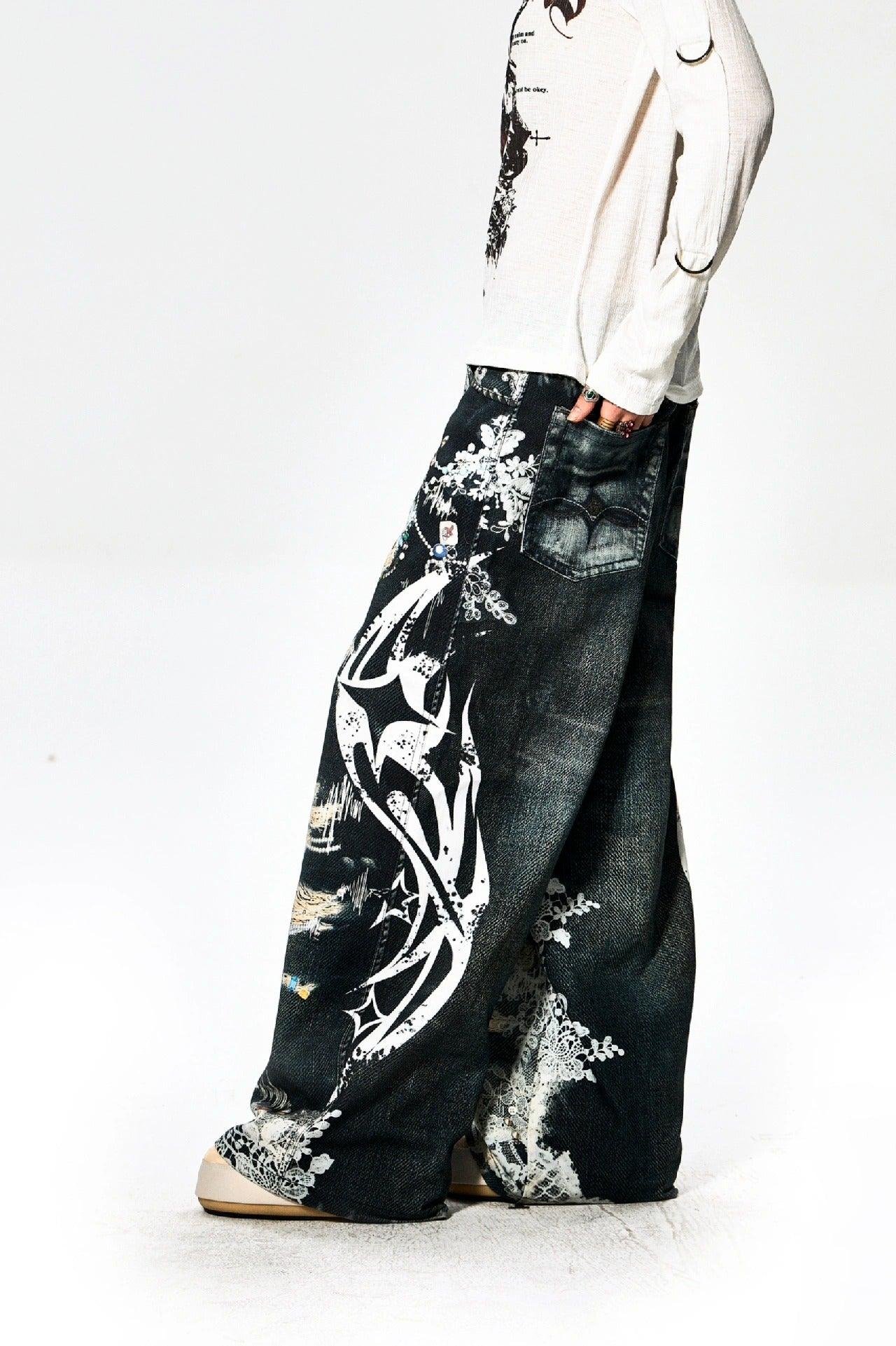 Faychui &quot;Dekay Gem Ruinz&quot; Denim Jeans