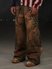 DND4DES "Deconstructed Logging" Denim Jeans