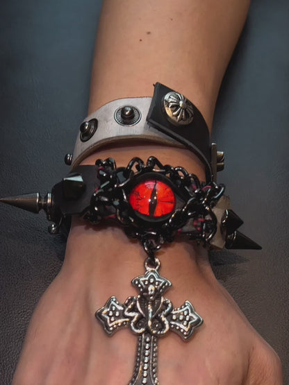 Cursed Fire Dragon Eye Bracelet/Chocker