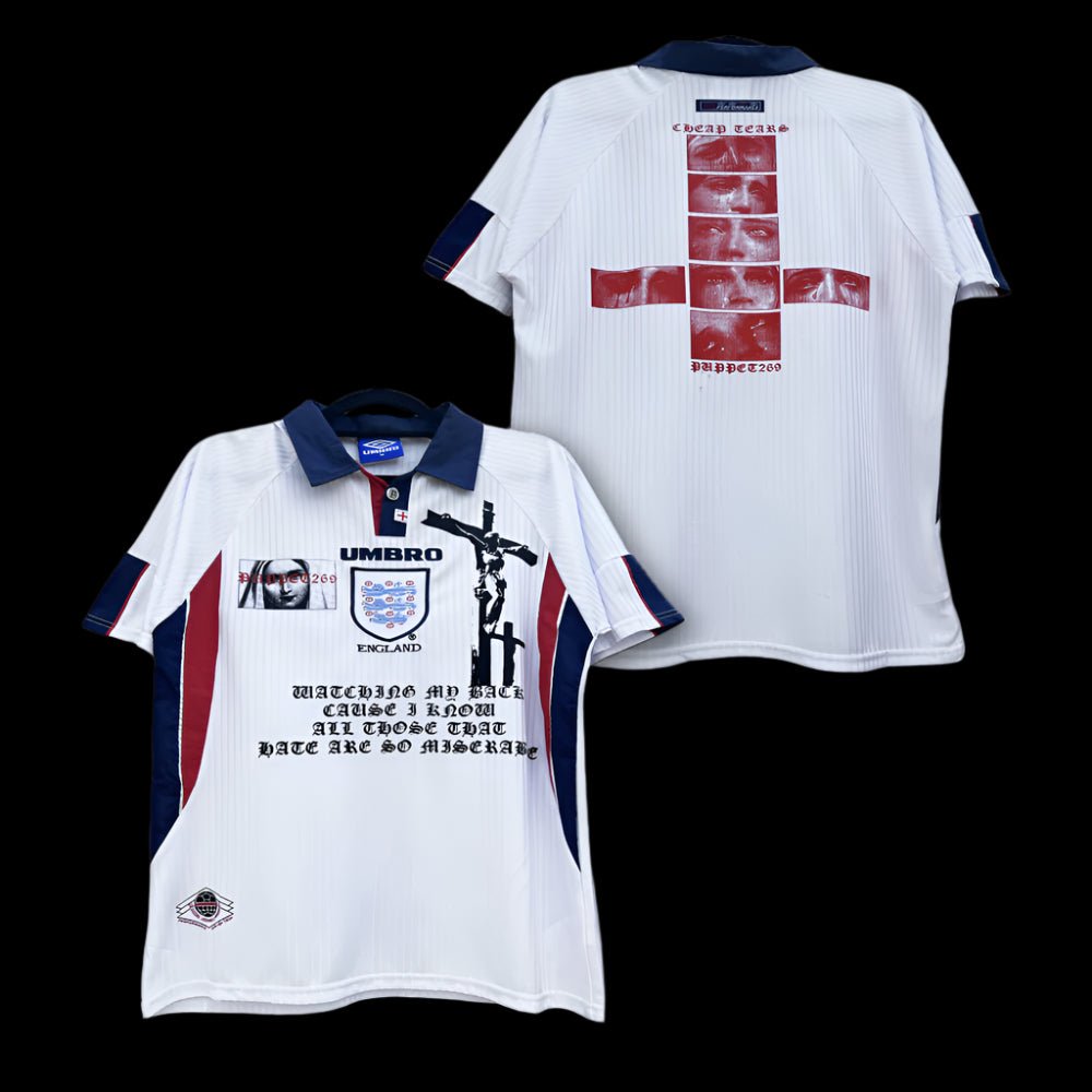 PT269 1:1 Dirty Nun Custom Remake England Jersey - Dekayed
