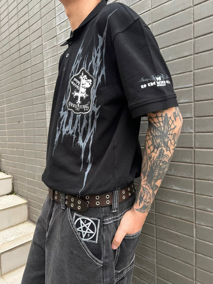 PT269 Totem skull Polo - Dekayed