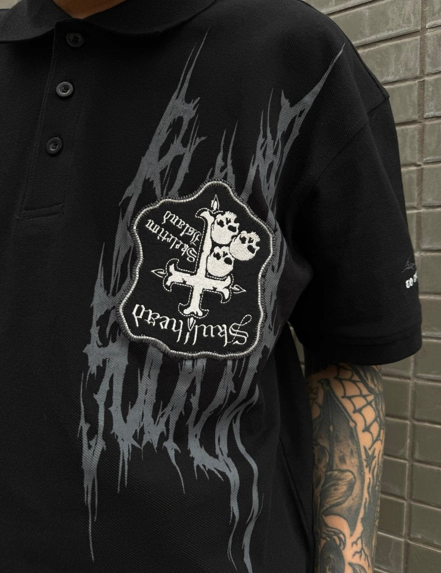 PT269 Totem skull Polo - Dekayed