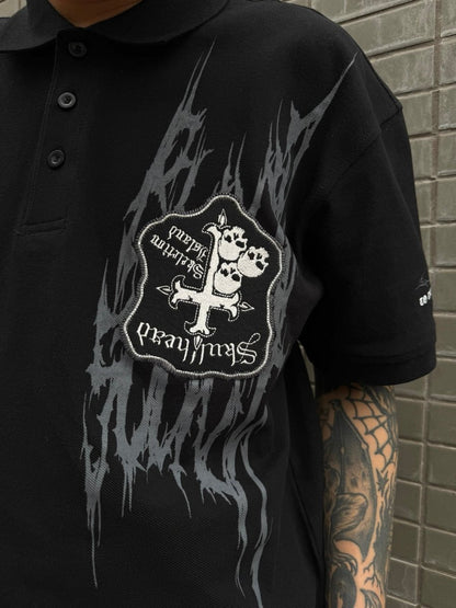 PT269 Totem skull Polo - Dekayed