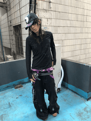 PunkFK Camouflage Hair Punk Belt - Dekayed