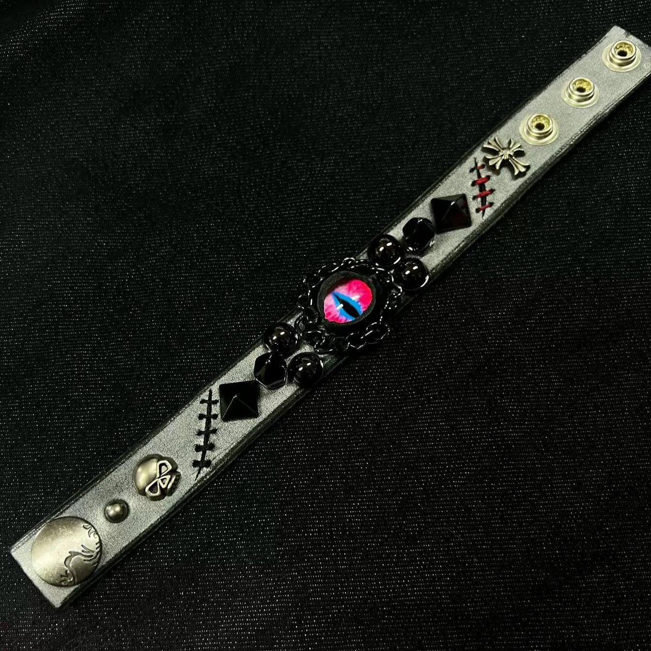 Purple Chrome Dragon Eye Bracelet - Dekayed