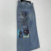 Rebel Muse Lyric Graffiti Jeans - Dekayed