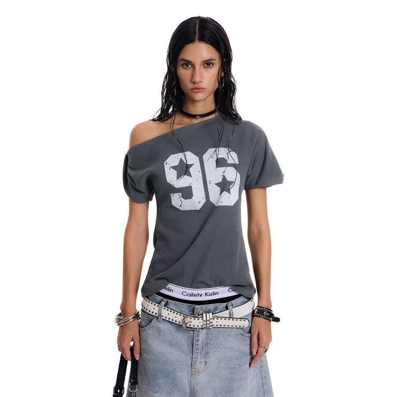 Rebel96 Off - Shoulder Tee - Dekayed
