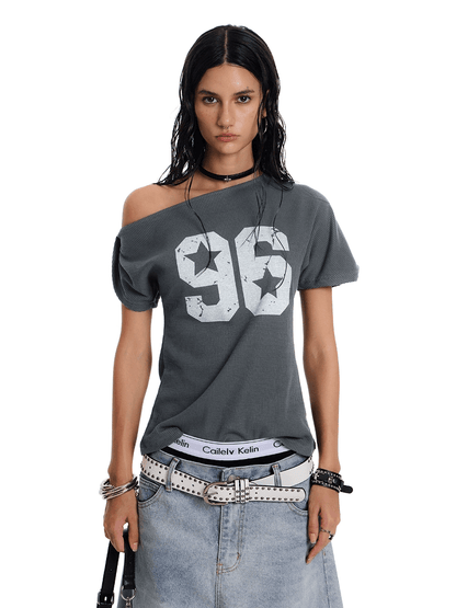Rebel96 Off - Shoulder Tee - Dekayed