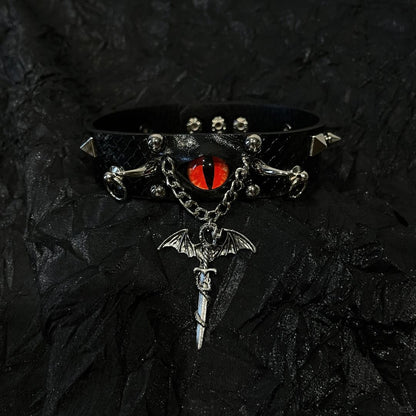 Red Blood Sea Eye Bracelet - Dekayed