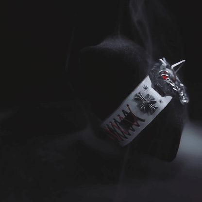 Red Chrome Dragon Eye Bracelet - Dekayed