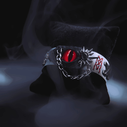 Red Chrome Dragon Eye Bracelet