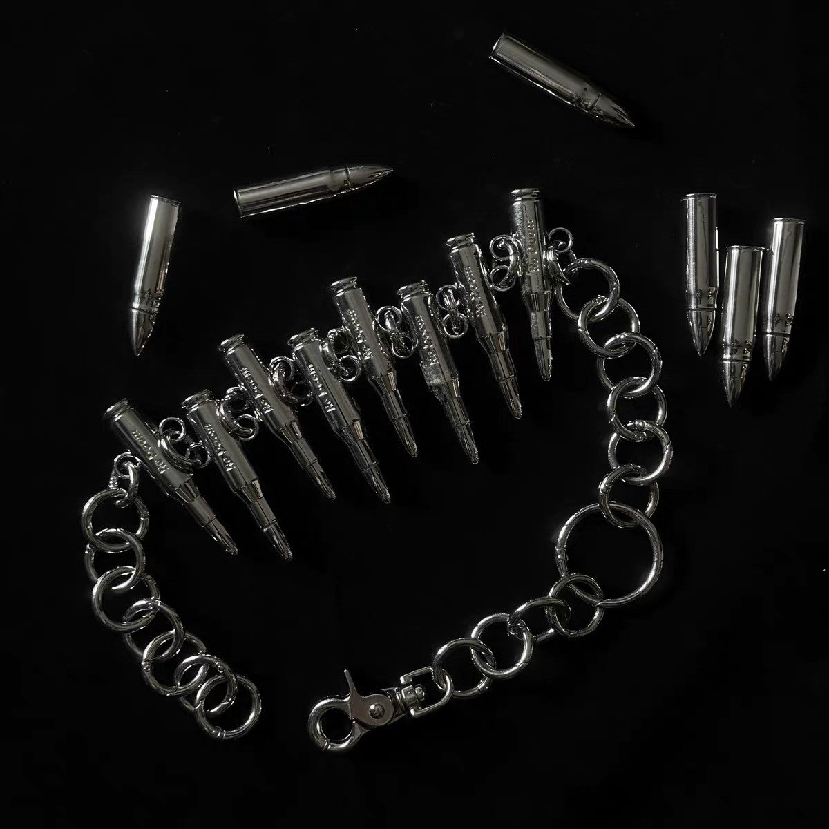 ReDoom Heavy Metal Bullet Wallet Chain - Dekayed