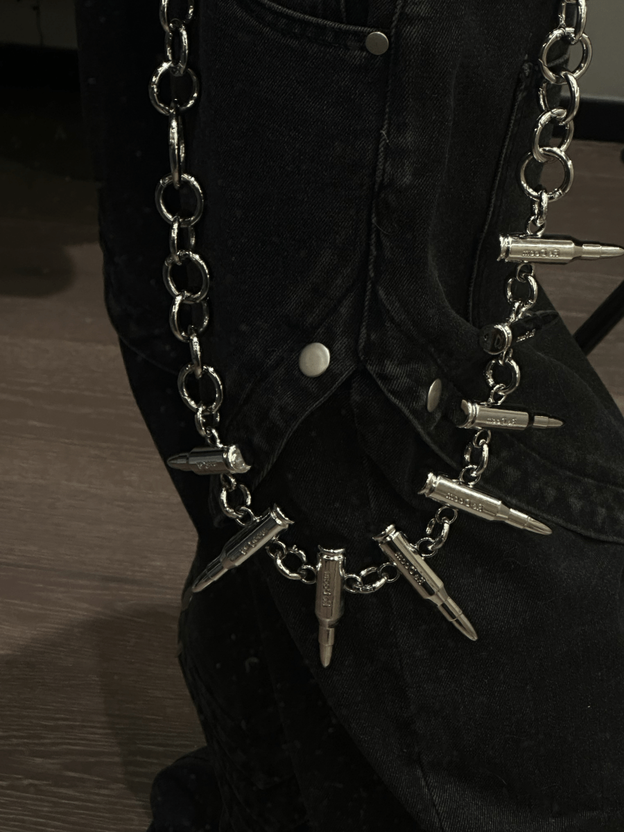 ReDoom Heavy Metal Bullet Wallet Chain - Dekayed