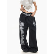 Retro Double Waistband Fleece Sweatpants - Dekayed