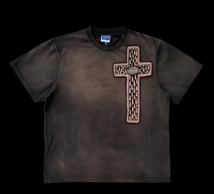 Retro Tattoo Print Shirt - Dekayed