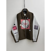 Retro Vinyl Patchwork Jacket - Dekayed