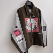 Retro Vinyl Patchwork Jacket - Dekayed