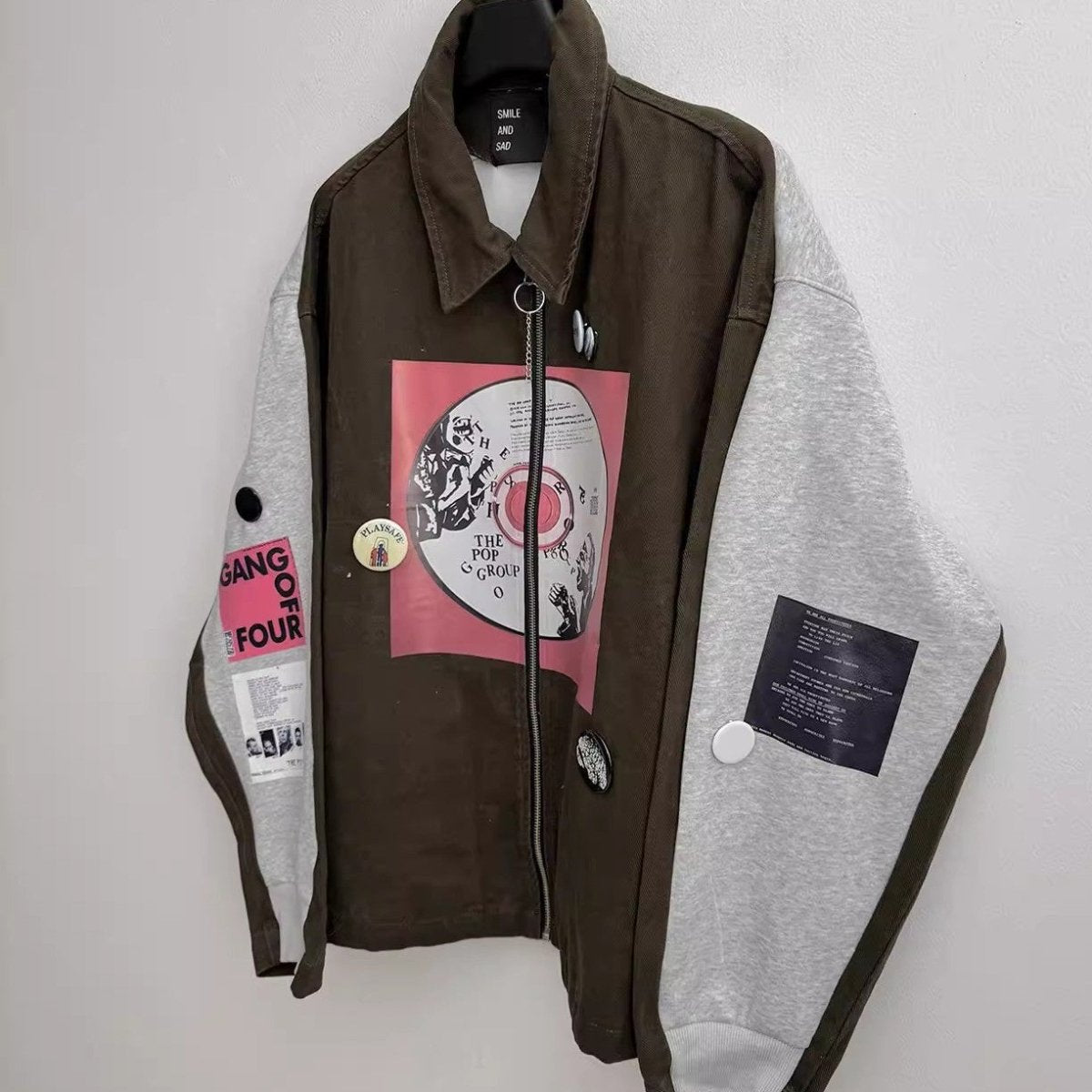 Retro Vinyl Patchwork Jacket - Dekayed