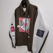 Retro Vinyl Patchwork Jacket - Dekayed