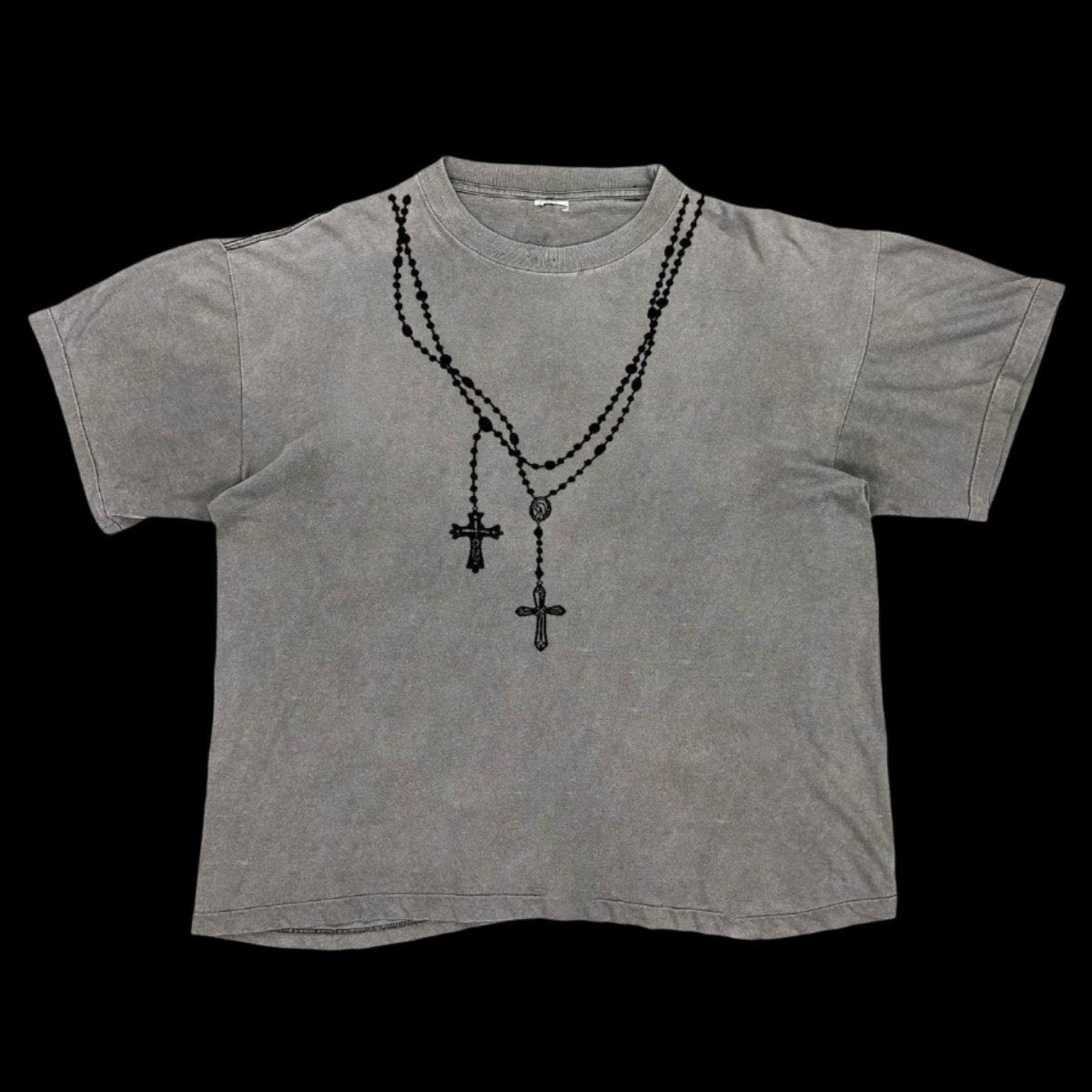 Rosary tattoo heavy Tee - Dekayed