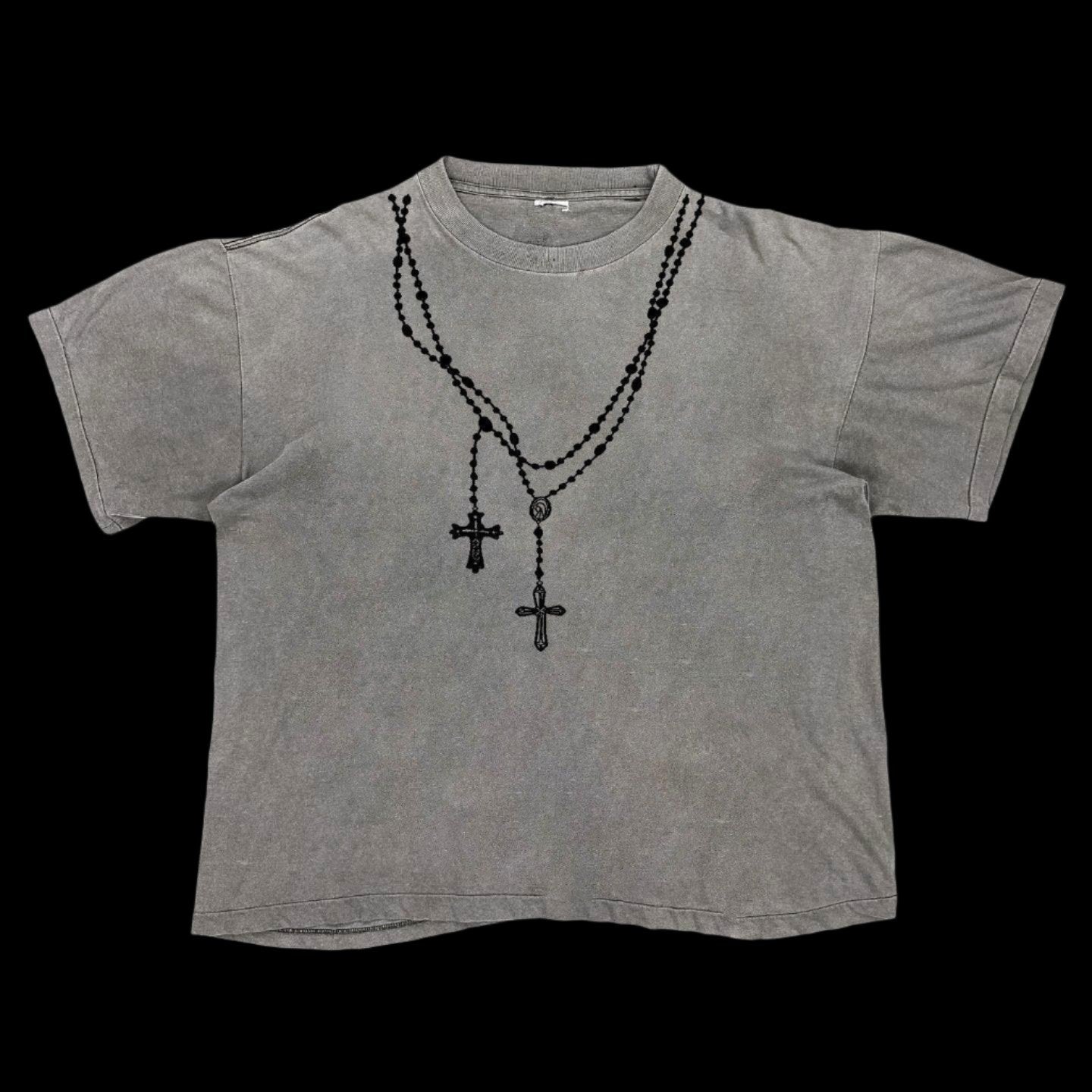 Rosary tattoo heavy Tee - Dekayed