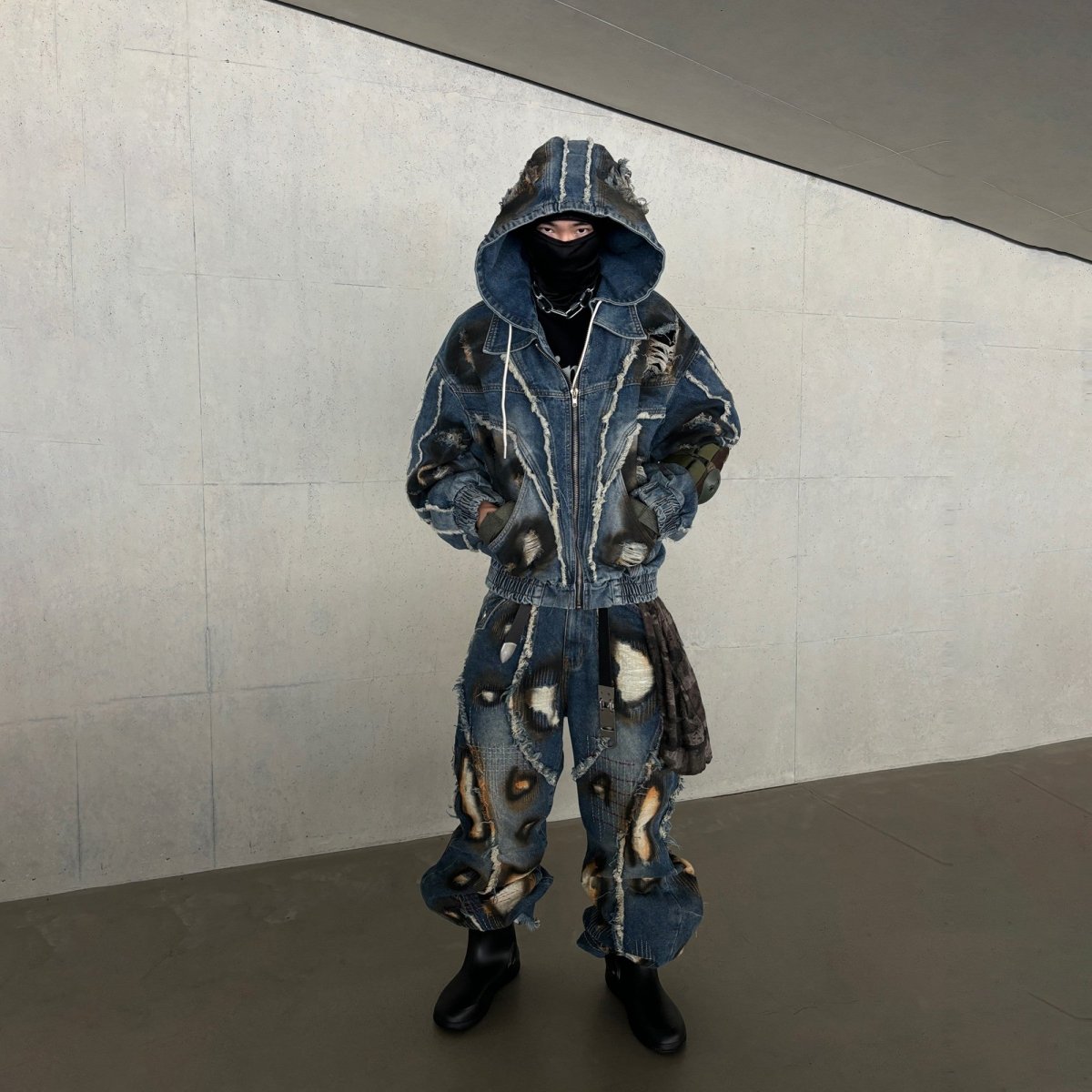 Rustic Rebel Distressed Denim Jacket - Dekayed
