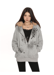 SaintRebel Fur Hoodie - Dekayed