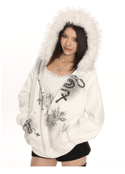 SaintRebel Fur Hoodie - Dekayed