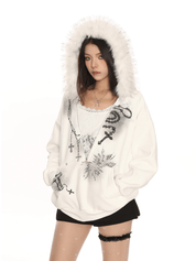 SaintRebel Fur Hoodie - Dekayed