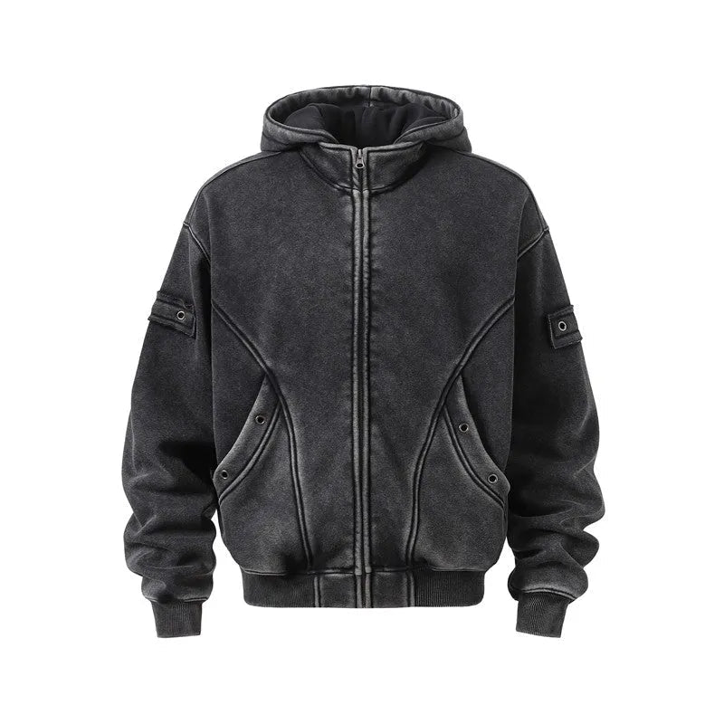 "Sand Storm" Velvet Silhouette Cardigan Jacket - Dekayed